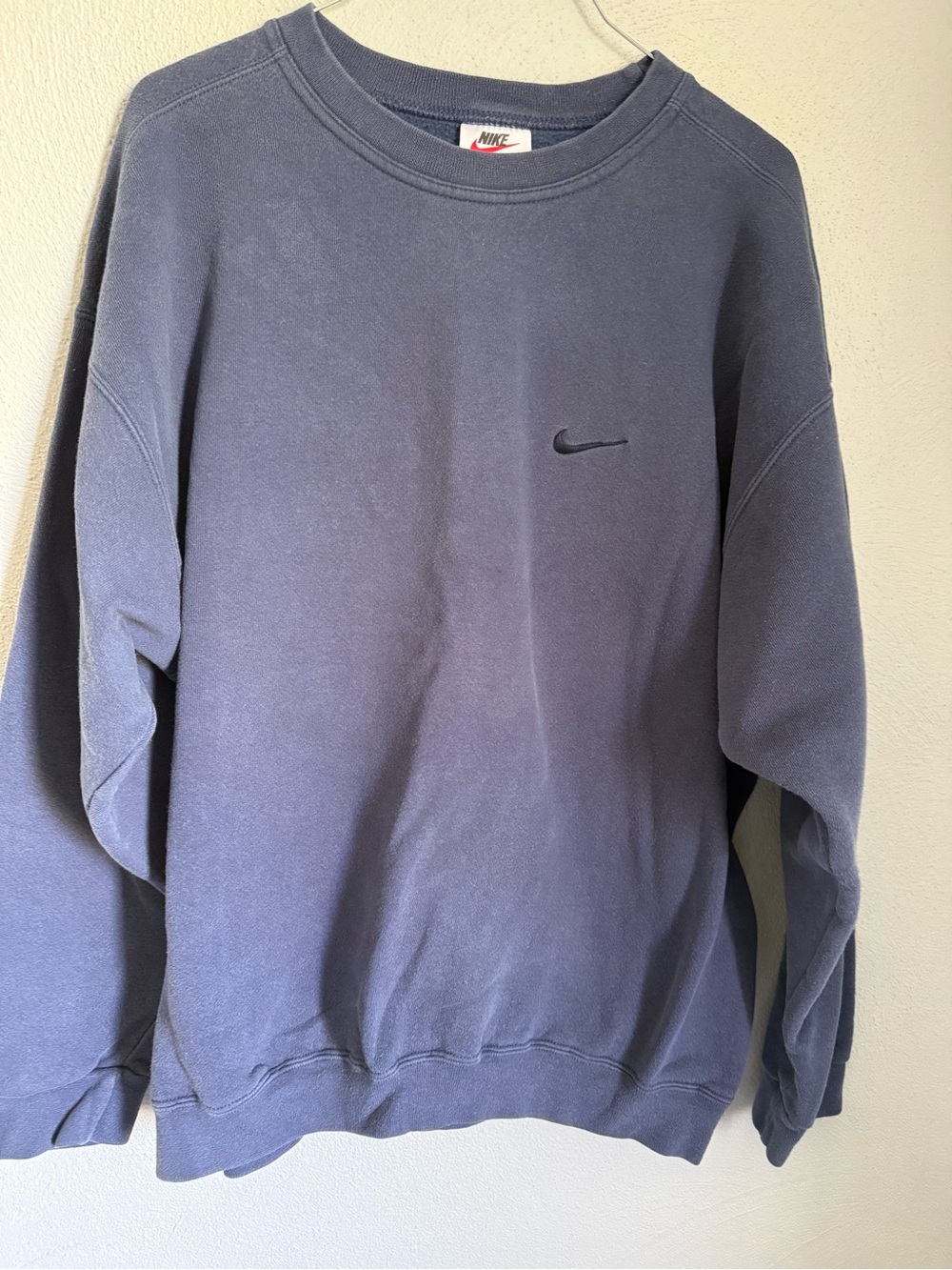 Nike Men's Crewneck Sweatshirt in Washed Blue